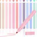 Utron 12pcs Bible Highlighters, Pastel Highlighter Set, No Bleed Bible Highlighters (12 Color)