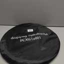 4.92X3.28 ft (1.5mX1m) 2 in 1 Polyester Muslin Black White Collapsible Reflector Backgrounds Portable Collapsible Reversible Photography Backdrop with Carrying Bag