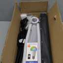 FRIDEKO HOME Floor Lamp, Color Changing Ambient Lighting for Living Room Bedroom, Standing Lamp with App & Remote Control, Tall Corner Lamp for Christmas Home Decor, 9W 800LM, Foot Switch, Black Shade (Black 1_Pack)