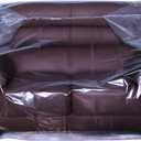 Wowfit Furniture Cover Dust-Proof Moving Bag for Loveseat, Sofa & Boxes  Clear, Odorless Plastic - 4mil-Thick  68.1W x 42D x 62/41H Inches (Tape Not Included)
