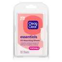 Clean & Clear Essentials Oil Absorbing Sheets, Portable Blotting Papers for Shine Control on the Face & Nose, Blotting Sheets Instantly Remove Excess Oil Without Smudging Makeup, 6 Pack