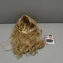 karlery California 80s Rocker Wig Men Women Long Curly Light Blonde Halloween Costume Anime Wig