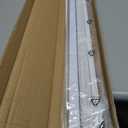 No Drill Cordless Vinyl Mini Blinds,White,28.5" W x 64" H
1",No Tools,Horizontal Window Blinds,Light Filtering,Indoor Windows