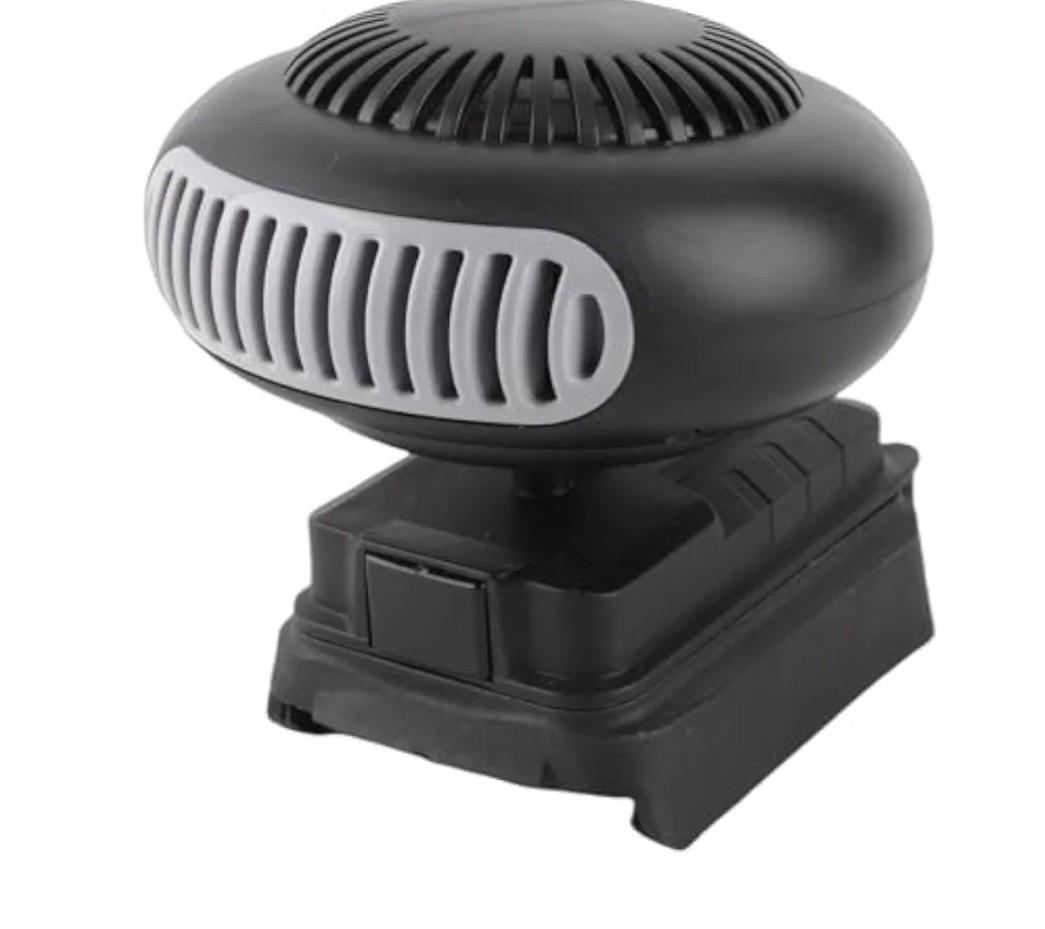 Cordless Space Heater 170W Battery Powered Portable Heater with Dual Temperature Settings and USB Ports for Office Desk Bedroom, Black