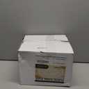 Lullaby 96PCS Ivory Scalloped Plastic Plates with Gold Rim, Disposable Elegant Plates Include 48pcs Dinner Plate 10.25", 48pcs Dessert Plate 7.5", Perfect for Daily Use, Wedding and Party