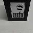 Yuanshikj Electronic Deluxe Digital Security Safe Box Key Keypad Lock Home Office Hotel Business Jewelry Gun Cash Use Storage money (BLACK)