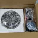 La Reveuse Food Processor,Electric Food Chopper with 7-Cup (1.7L) Glass Bowl, 4 Bi-Level Blades for Chopping,Grinding,Mincing,Whisking,Meal Prep,300W,Blue