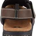 DOCKERS Searose Fisherman Mens Sandals Outdoor Comfort Memory Foam Sandals for Men (14, Briar)