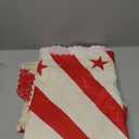 Vintage Circus Tablecloth, 60x84 Inch Retro Red Star Pentagram Sunbeam Carnival Rectangle Fabric Table Cloth,Table Cover for Kitchen Dining Birthday Wedding Carnival Night Theme Party Decor, Red