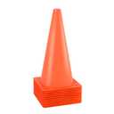 12 inch Soccer Training Cones for Outdoor Activity, Orange Traffic Cones,Plastic Sports Cones 12 Packs