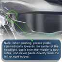PSLER Motorcycle Headlamp Guard Covers for CVO Road Glide Front Headlight Cover Headlight Lens Cover for CVO Road Glide FLTRXSE 2023-2025 Road Glide/ST 2024-2025