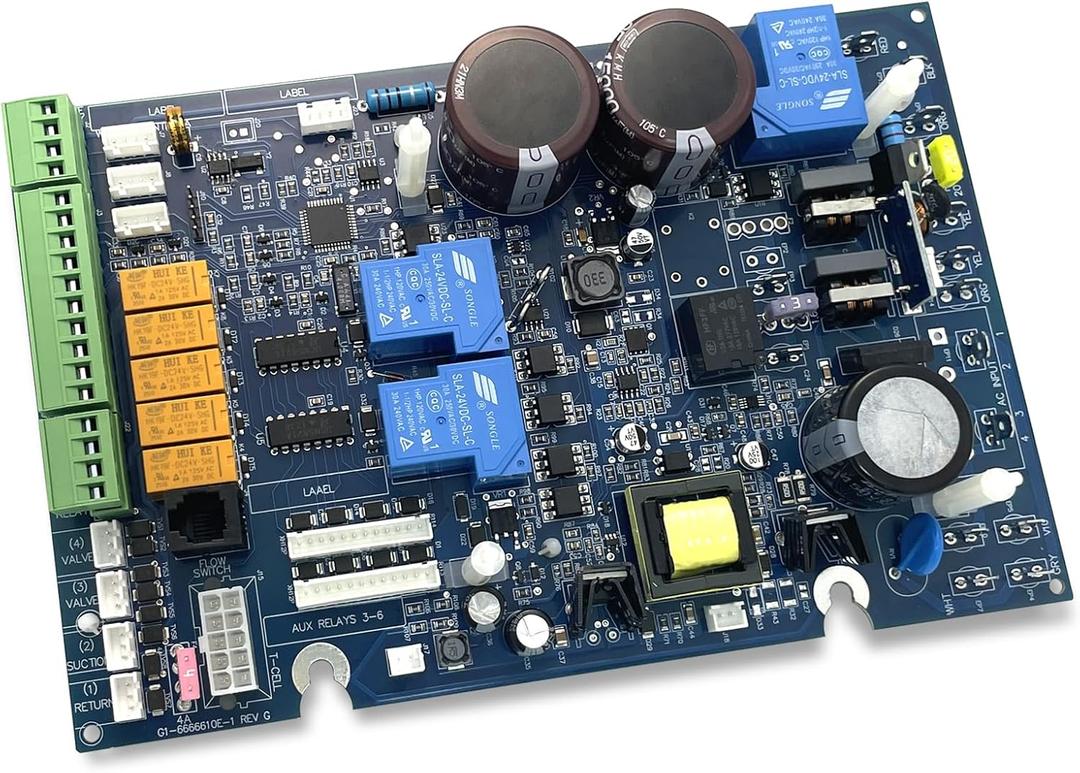 GLX-PCB-PRO Main PCB Printed Circuit Board Replacement for Hayward Goldline ProLogic Automation and Chlorination PL-P-4,PL-PS-4,PL-PS-8-V,PL-PS-8,PL-PS-16-V,PL-PS-16