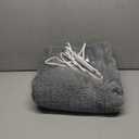 Heated Blanket Electric Blanket, Cozy Faux Rabbit Fur & Soft Flannel Warm Heater Throw Blanket with 5 Fast Heating Levels &10Hours Auto-Off Over-Heat Protection 50" x 60" (Grey)