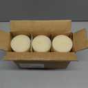 Simply Soson 3x6 inch Ivory Pillar Candles Set of 3, Rustic Texture, Unscented Ivory Candles, Dripless Candles, 3 inch Pillar Candles Ideal as Wedding, Parties, Spas, Dinner, Home Decoration, Church