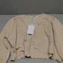 GRACE KARIN Womens 2026 Bolero Shrug 3/4 Sleeve Crochet Cropped Cardigan Open Front Knit Shrugs for Dresses X-Large