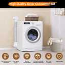 Dryer Vent Connector Kit,90 Degree Dryer Vent Elbow+Sealing Kit for 4 Inch Dryer Duct, Dryer Adapter,Space-Saving Design for Tight Space (No hose)