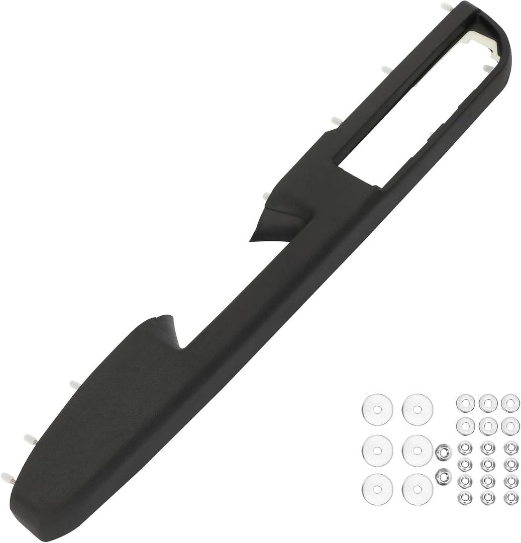 80994 Front Driver Side Armrest Repair 27In Compatible with 2010-2014 GMC Yukon Sierra,Chevrolet Suburban Silverado Avalanche Tahoe Door Armrest with Door Release Handle Above Armrest Replace OE#80994 (Black)