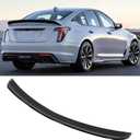 Add-on Rear Spoiler for Cadillac CT5 CT5-V 2020-2025 Rear Lip Wing Trunk V Blackwings Style ABS Plastic