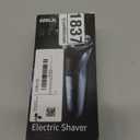 Rechargeable Electric Razor for Men: IPX7 Waterproof Shaver - 1.5H Fast Charge, 4D Flex Precision Blades with Pop-Up Trimmer - Gentle on Sensitive Skin, Travel-Friendly  (Powder Blue)