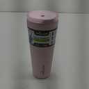 REDUCE Halo 32 oz Stainless Steel Vacuum Insulated Tumbler - Spill Proof Travel Mug with Flip Handle Lid - Keeps Drinks Cold for 32 Hrs - Dishwasher Safe - Cupholder Friendly - Lilac Bud