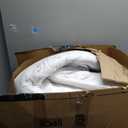 100% Waterproof King Size Mattress Topper, Thick Pillow Top Mattress PadUp to 21 Inch Deep Pocket,Soft Breathable Mattress Pad for Back Pain, Protector Cover(White)