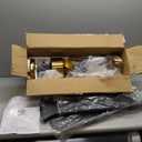 Ceiling Fan with Light and Remote Control, 52" Outdoor Ceiling Fan for Patios, Bedrooms & Living Rooms - Matte Black & Gold