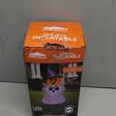 Joiedomi 5 FT Tall Halloween Inflatable Outdoor Decor, Blow Up Yard Decoration Ghost with Colorful LEDs, Inflatable Ghost with Pumpkin Witch Hat for Halloween Outdoor Decoration