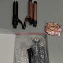 Ufree 5 in 1 Curling Iron with Interchangeable Ceramic Barrels (0.35"-1.25"), Curling Wand Set with Flat Iron Hair Straightener, Instant Heat Up, Dual Voltage Hair Curler, Gifts for Women (Rose Gold)