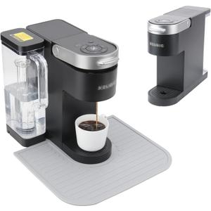 Silicone Coffee Mat for Keurig K-Supreme Coffee Maker, Coffee Bar Accessory for Countertop, Espresso Machine Accessories, Splash-proof Design, Dishwasher Safe