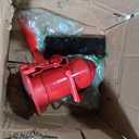 Hydraulic Shop Press,20 Ton H-Frame Garage Floor Adjustable Shop Bearing Press with Stamping Plates to Bend, Straighten, Or Press Parts, Install Bearings & U-Jointsess (Red)