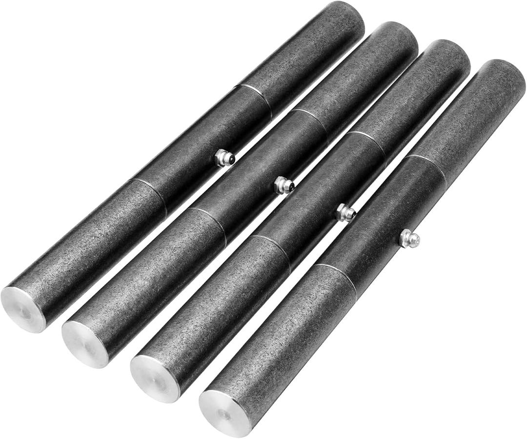 Weld On Trailer Ramp Hinge 10", Heavy Duty Greasable Ramp Door Hinges, Pack of 4