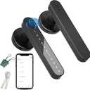 Door Knob,Fingerprint Door Lock for Bedrooms,Smart Door Knob,Keyless Entry Door Lock with APP