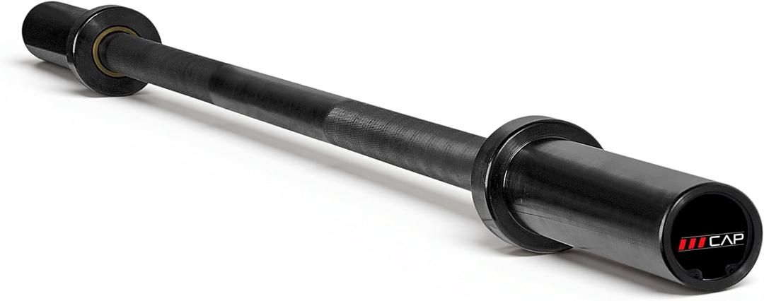 CAP 20lb 5ft Olympic Barbell, Black, Strength Training