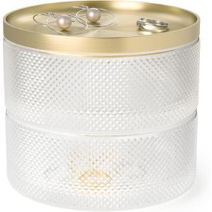 UMBRA Tesora Jewelry Box (Clear, Gold)