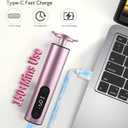 3 x Electric Foot Callus Remover - 9-Speed Adjustable, Callus Remover for Feet with LED Display, Rechargeable & Wireless Pedicure Tools for Dead Skin (Pink)