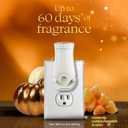 Glade PlugIns Refills Air Freshener Starter Kit, Pumpkin & Ginger, Scented and Essential Oils for Home and Bathroom, 0.67 Fl Oz, 1 Warmer + 2 Refills