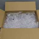 YOUBET 100 PCS Clear Plastic Martini Glasses - 5oz Disposable Cocktail Coupe Glasses for Parties & Gatherings & Weddings & Bars