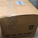 LUE BONA Adjustable Vanity Stool, 360 Swivel Chair for Makeup Room, Gray Faux Leather Stool for Bathroom & Living Room (Grey)