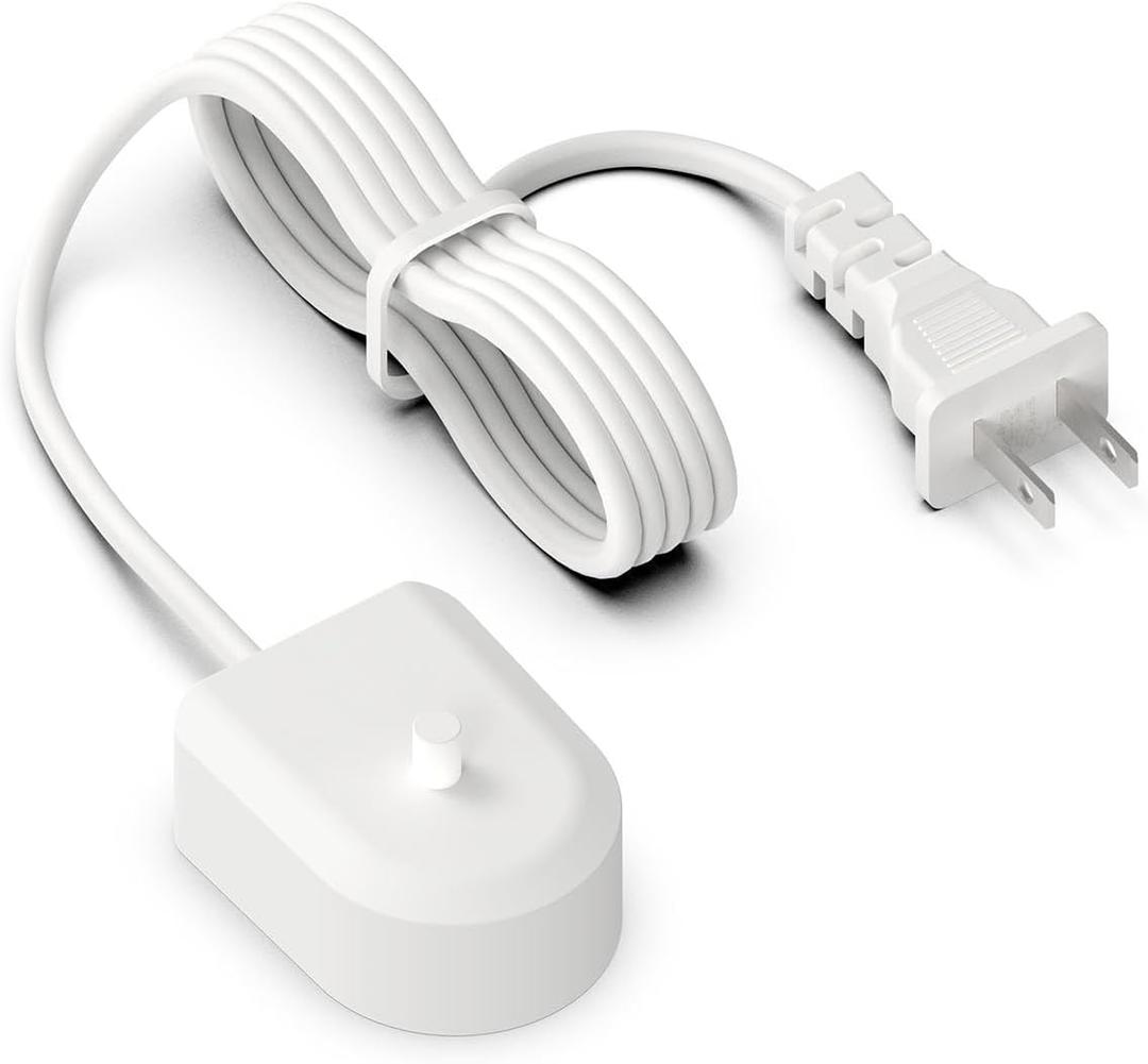 Compatible with Philips Sonicare Electric Toothbrush Charger, Philips Sonic HX6100 Series Inductive Charging Base Flosser, HX3000 / HX6000 / HX8000 / HX9000 Series Portable Waterproof Power Cord