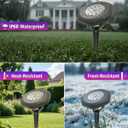 Solar Spot Lights Outdoor Waterproof IP68, 3-in-1 LED Color Changing Solar Landscape Lights, 2 Light Modes Pond Lights Landscape Path Lights for Outside Garden Yard Pond Pathway