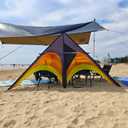 Gaint Kite for Adults Easy to Fly, 9ft Huge Delta Kite Come with 98ft Tail, X-Large