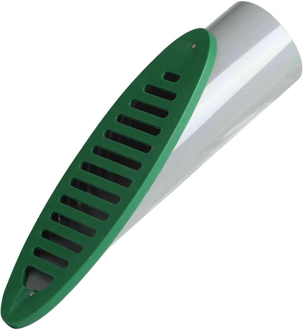 4-Inch Angled Drainage Grate for Yard Drain,Yard Drain Emitter for Sump Pump Discharge & Downspout Extension - Prevents Water Accumulation, Protects Home Foundation