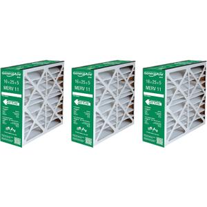 GeneralAire # 4541 MERV 11 for # GF 4511 ReservePro 16x25x5 furnace filter, Actual Size:15 5/8" x 24 3/16" x 4 15/16" Case of 3 Filters- MEASURE CAREFULLY BEFORE ORDERING !