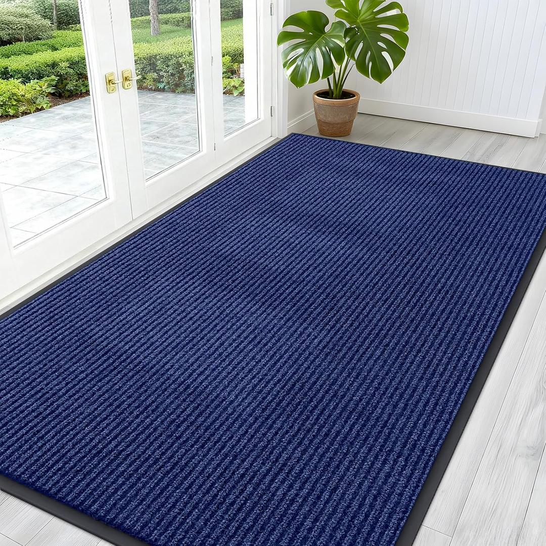 OLANLY Front Door Mat 59x30, Waterproof Heavy-Duty Indoor Outdoor Doormat