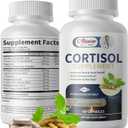 Cortisol Supplements for Women & Men,High Cortisol Reducer, Manager, Detox, Lower and Control,with Magnesium, Ashwagandha,Rhodiola, L-Theanine for Mood,Focus,Sleep