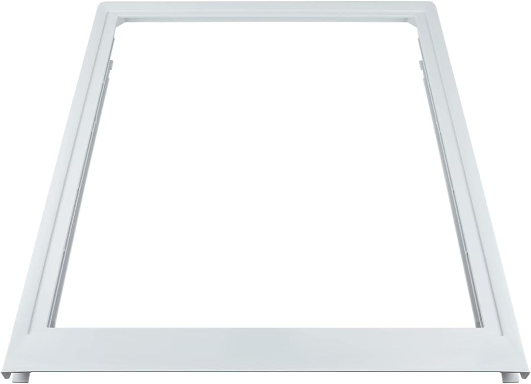 Upgraded 240350702 240350701 240350700 Refrigerator Crisper Pan Cover, Drawer Cover Shelf Frame without Glass, Compatible with frigidaire kenmore Refrigerators, Replace PS648823 AP2115959 917224