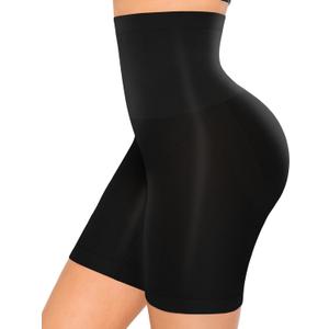 FeelinGirl Tummy Control Shapewear Shorts Body Shaper for Women High-Waisted Thigh Slimming (Medium-Large, Black) FeelinGirl Tummy Control Shapewear Shorts Body Shaper for Women High-Waisted Thigh Slimming (Medium-Large, Black)