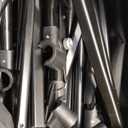 Anbte Ultralight Folding Camping Cot, Comfortable Portable Camping Cot Supports 275 lbs with Storage Bag & Side Pocket, Lightweight Folding Bed for Outdoor Travel Tent Indoor Emergency Bed, Black