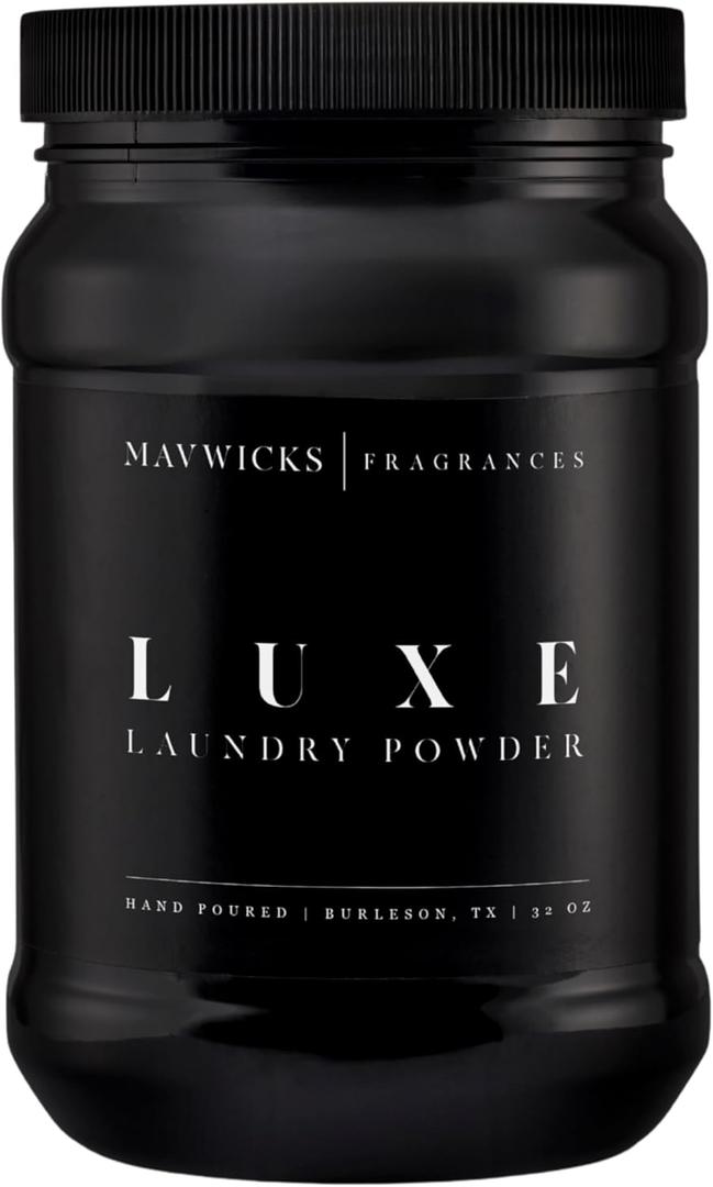 Luxury Laundry Detergent Powder (Luxe) 32 Oz  Concentrated for Tough Stains and Odors, For All Washing machine types  Gentle on Fabrics