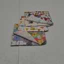 Hanjunzhao Cute Animals Cat Dog Fat Quarters Fabric Bundles 18 x 22 inch for Quilting Sewing Crafting